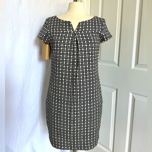 Joe Fresh Black and White Geometric Mini Dress